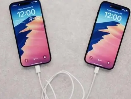 陆良苹果15维修店分享iPhone15可以给安卓充电吗 